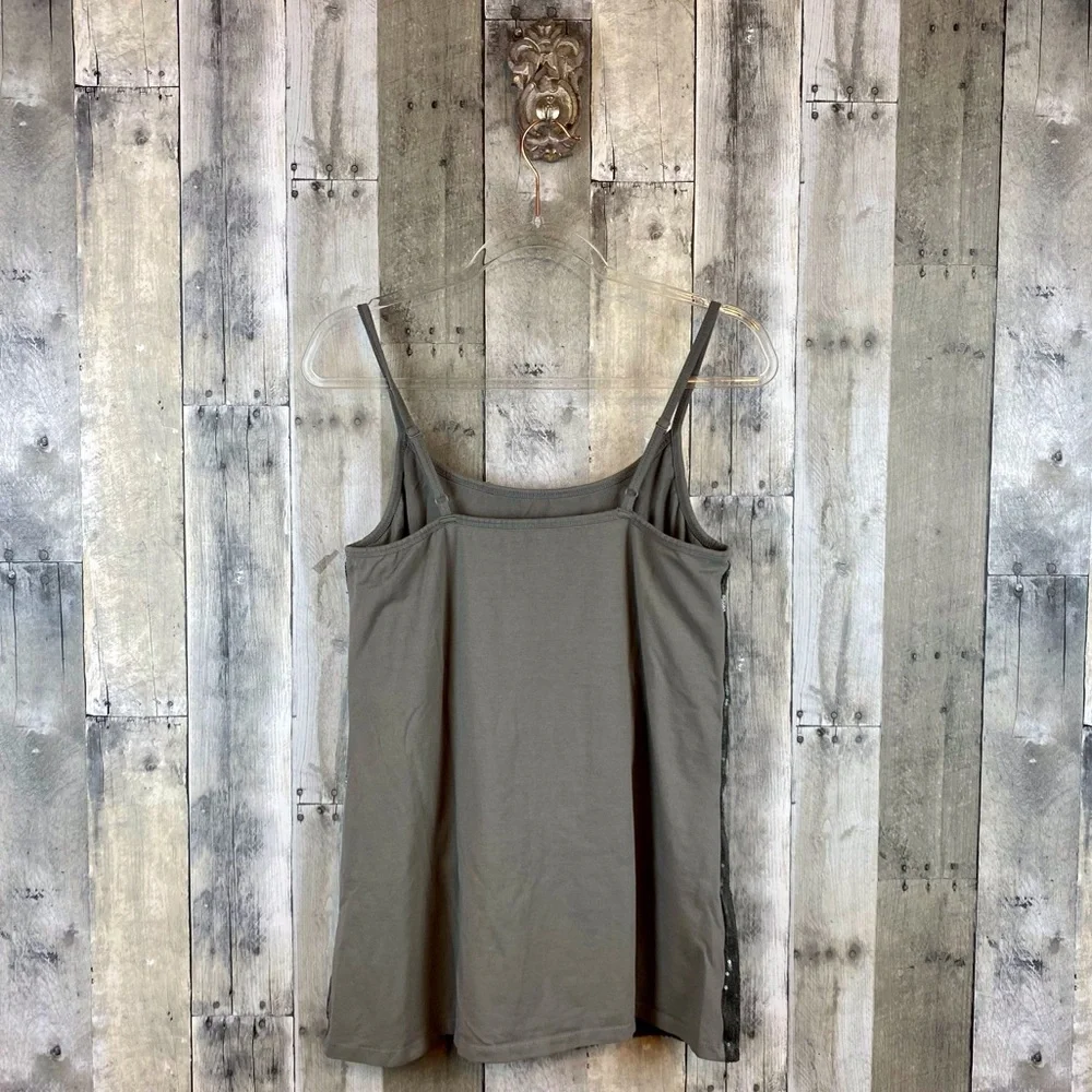 Torrid Sequin Front Foxy Cami in Green Size 1/14-16 Plus Size Fit. - Picture 4 of 12